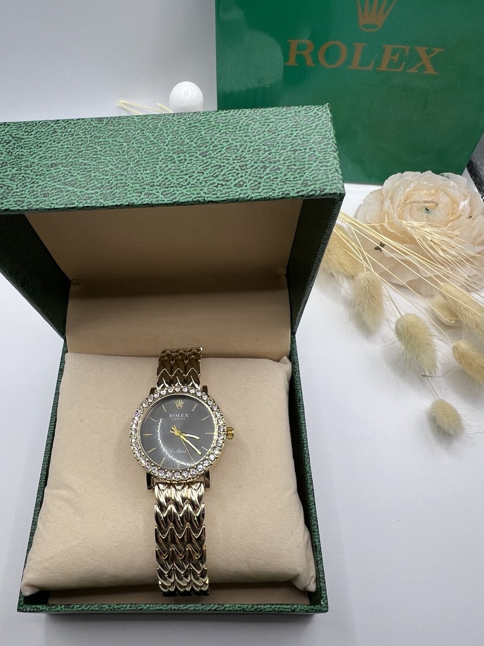 Montre Rolex noire & doréeT